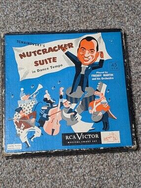 RCA Victor Tchaikovsky Nutcracker Suite Vintage 45's - Set of 4